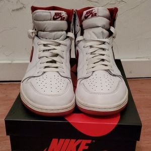 Red Metallic Jordan 1s